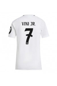 Real Madrid Vinicius Junior #7 Voetbaltruitje Thuis tenue Dames 2024-25 Korte Mouw